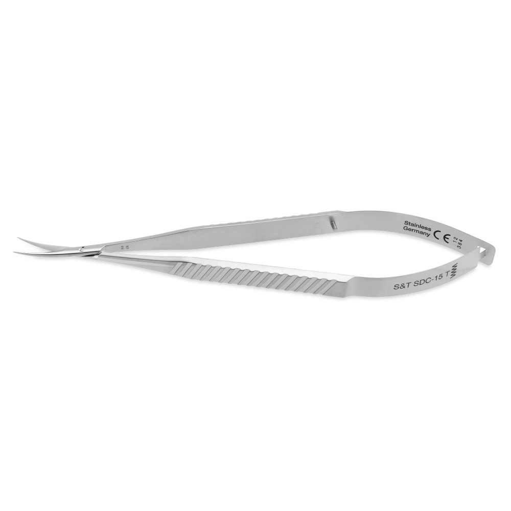 Micro Scissors Flat Handle (Toothed) available at Mercian Surgical